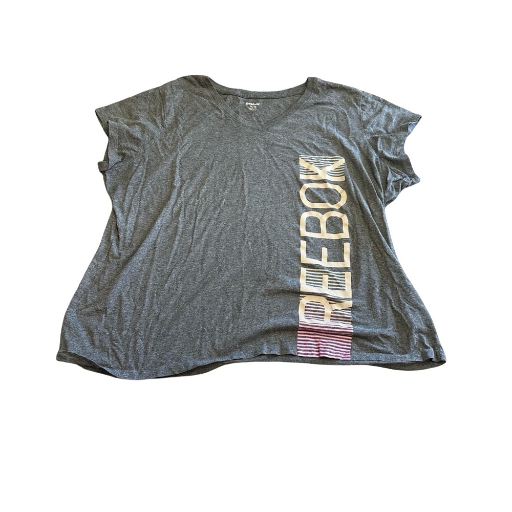 Reebok Gray Boxy Short Sleeve Tee